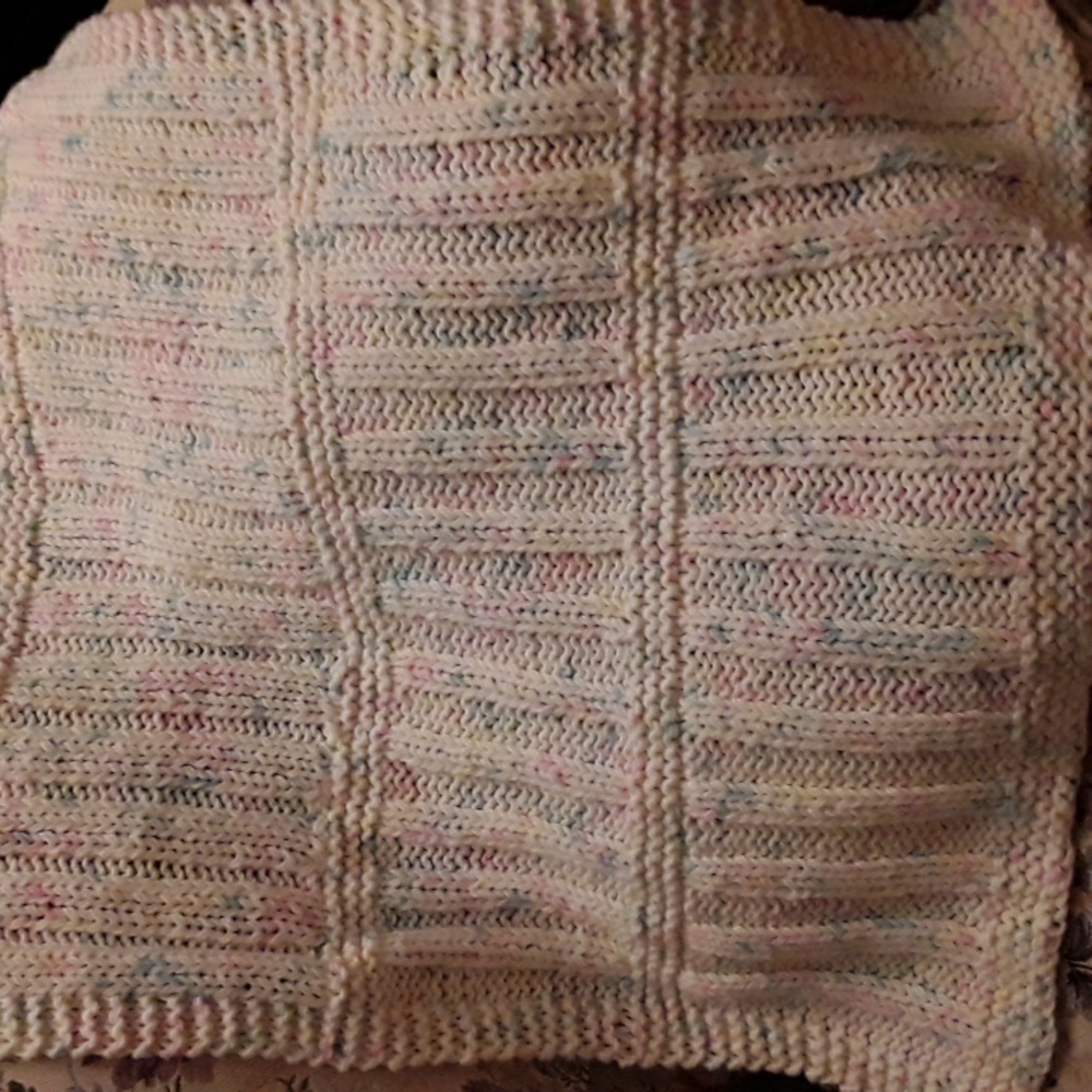 Crocheted afghan